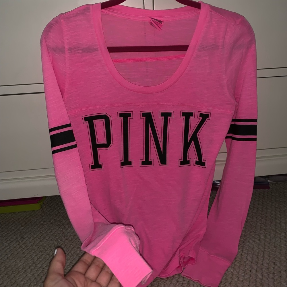 PINK LONG SLEEVE TOP
